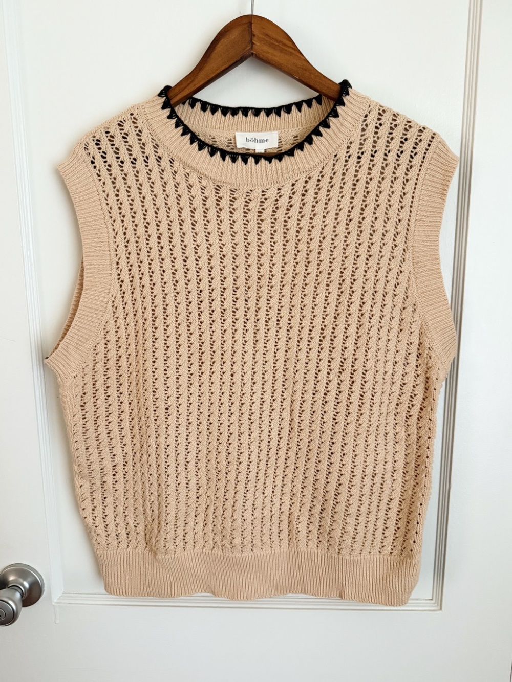bohme Nancy Sleeveless Sweater Oatmeal